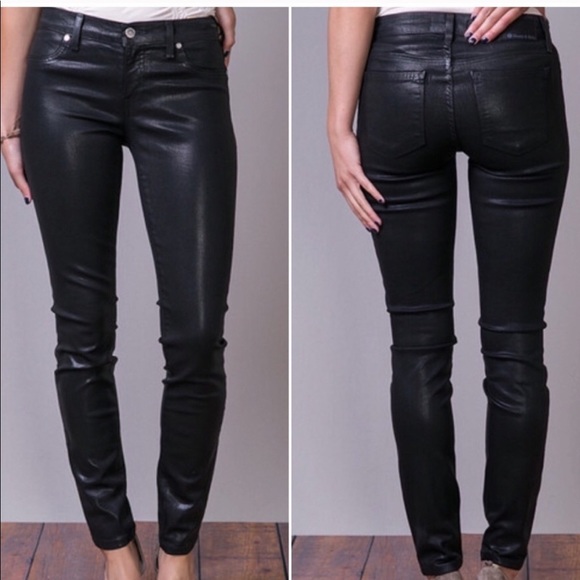 Henry & Belle Denim - Henry and Belle Skinny Ankle zipper Coated jean